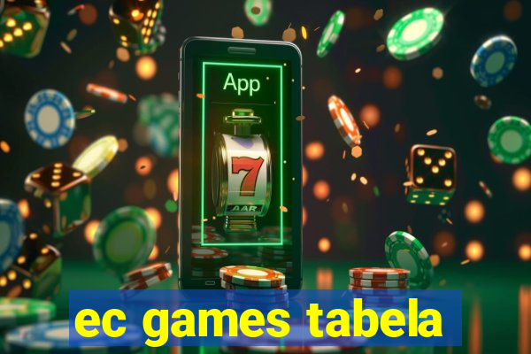 ec games tabela